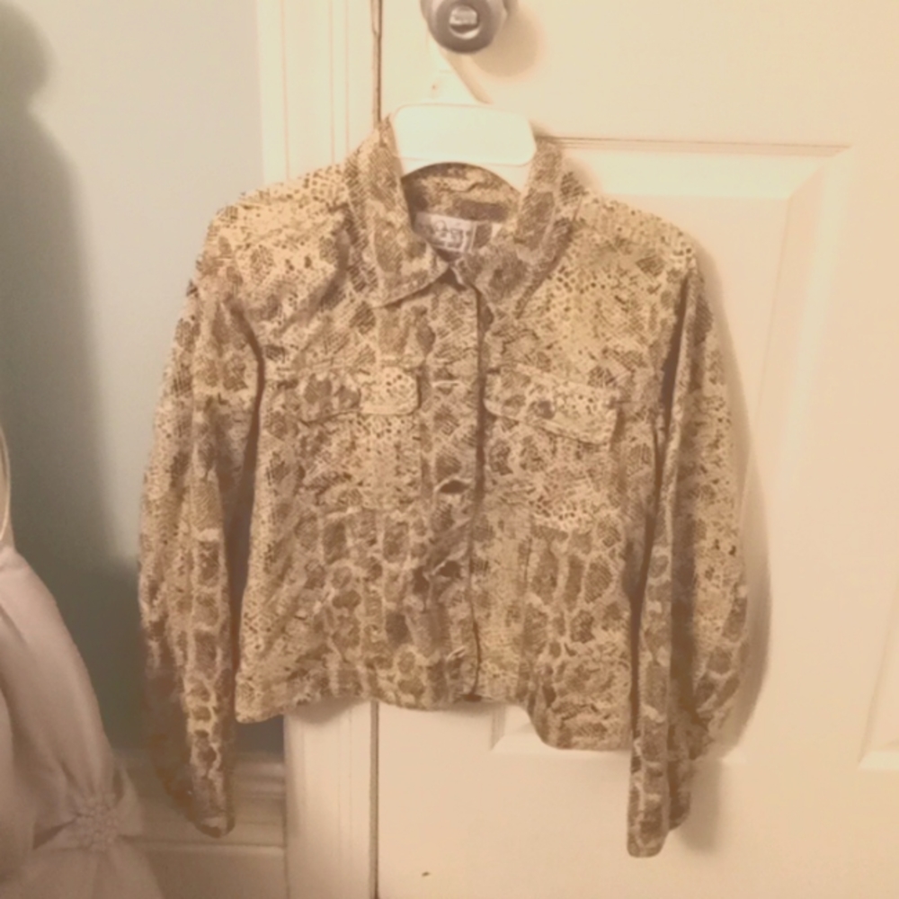 Animal Print Jacket
